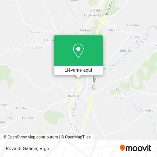 Mapa Rovaldi Galicia