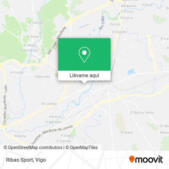 Mapa Ribas Sport