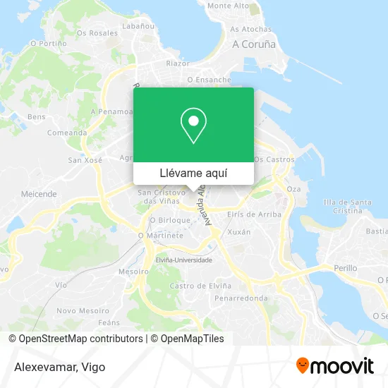 Mapa Alexevamar