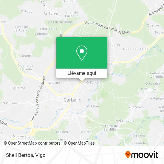 Mapa Shell Bertoa