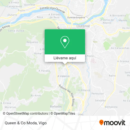 Mapa Queen & Co Moda