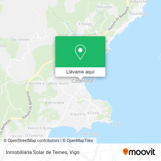 Mapa Inmobiliaria Solar de Temes
