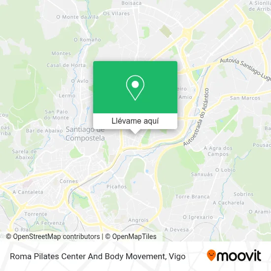 Mapa Roma Pilates Center And Body Movement