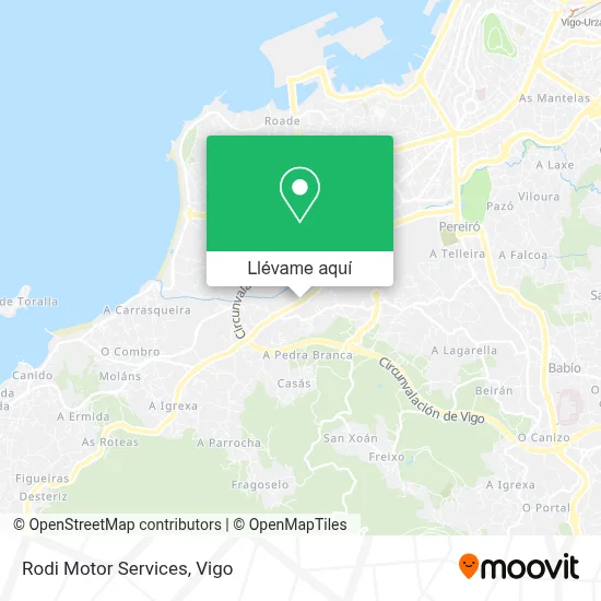 Mapa Rodi Motor Services
