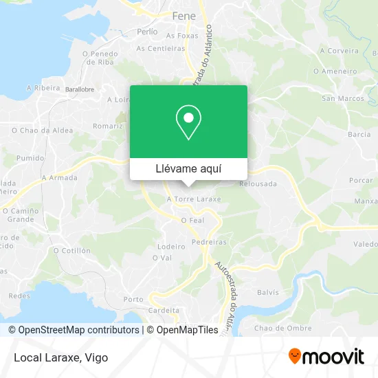 Mapa Local Laraxe