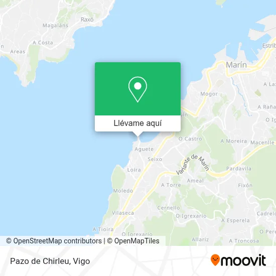 Mapa Pazo de Chirleu