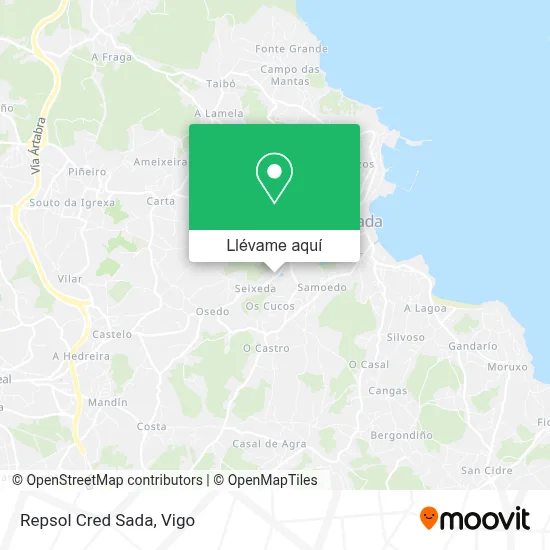 Mapa Repsol Cred Sada