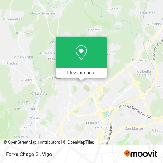 Mapa Forxa Chago Sl