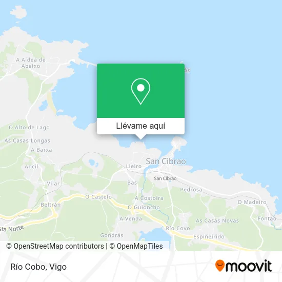 Mapa Río Cobo