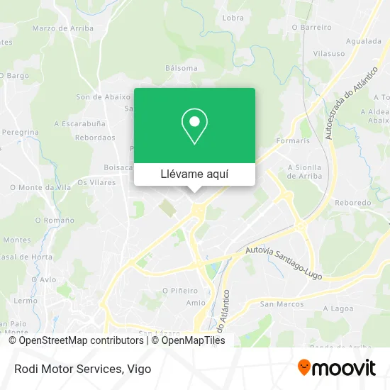 Mapa Rodi Motor Services