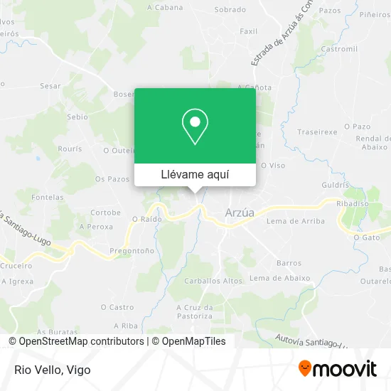 Mapa Rio Vello