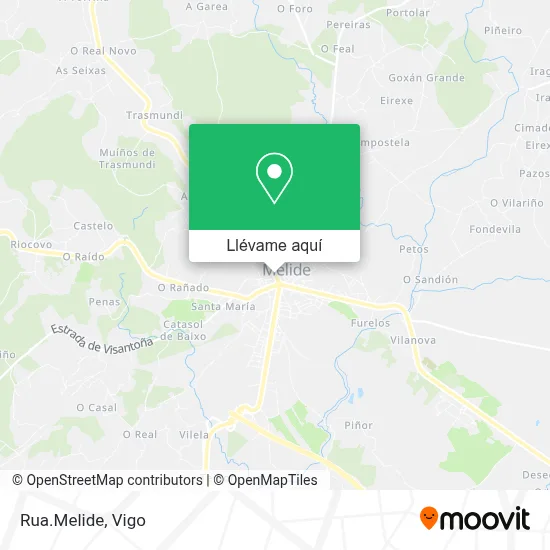 Mapa Rua.Melide