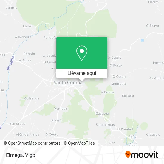 Mapa Elmega