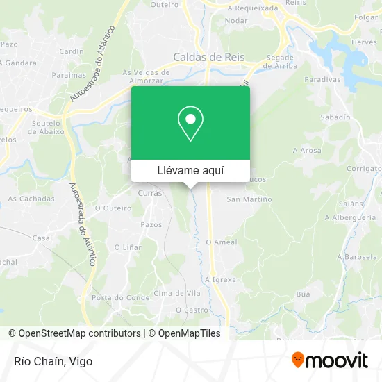Mapa Río Chaín