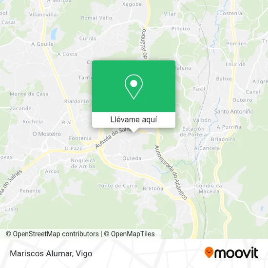 Mapa Mariscos Alumar