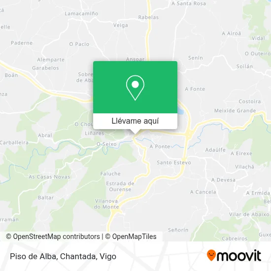 Mapa Piso de Alba, Chantada