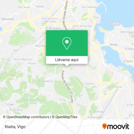 Mapa Rialta