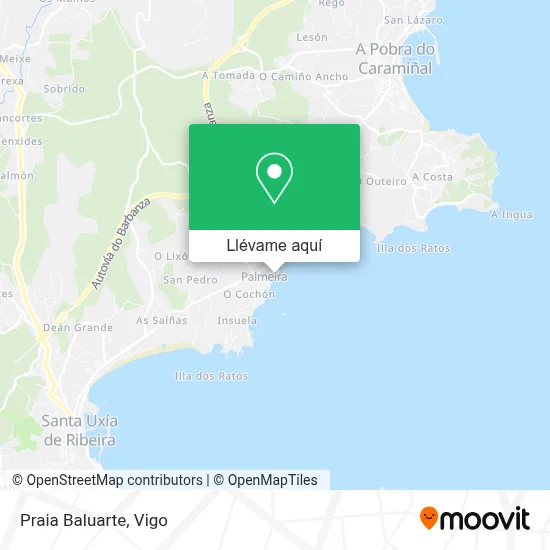Mapa Praia Baluarte