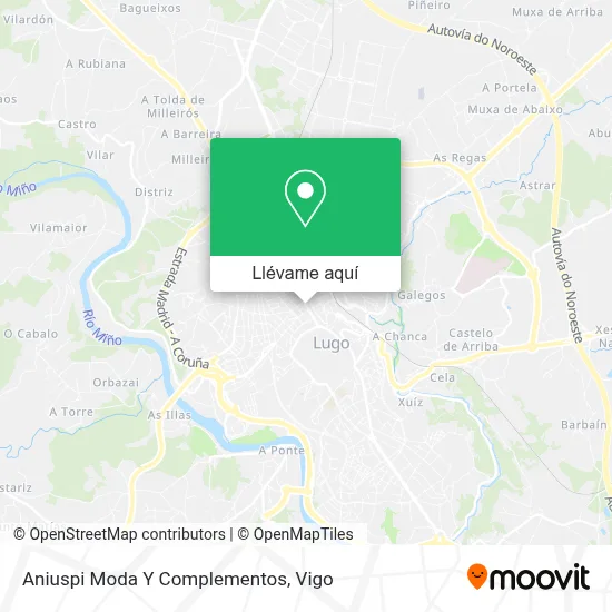 Mapa Aniuspi Moda Y Complementos
