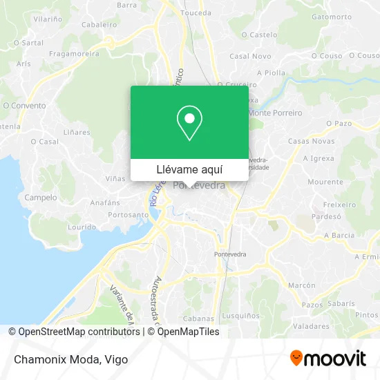Mapa Chamonix Moda