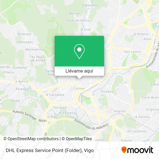 Mapa DHL Express Service Point (Folder)