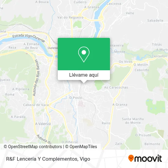 Mapa R&F Lencería Y Complementos
