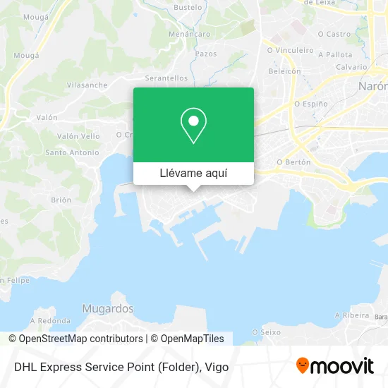 Mapa DHL Express Service Point (Folder)