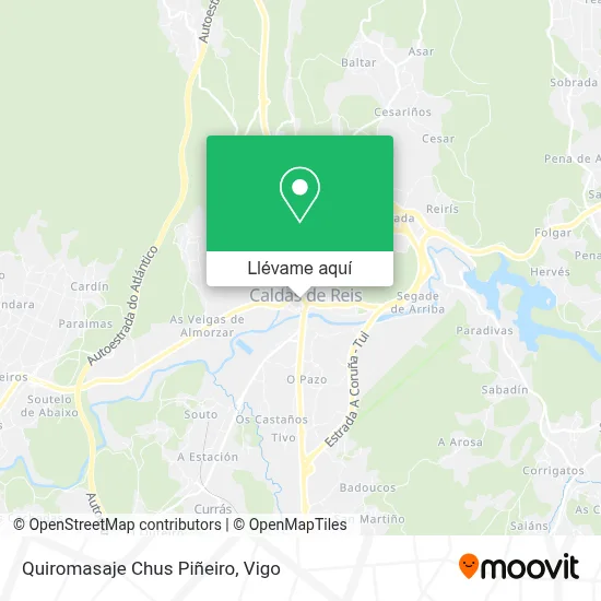 Mapa Quiromasaje Chus Piñeiro