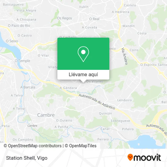 Mapa Station Shell