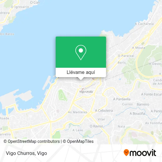 Mapa Vigo Churros