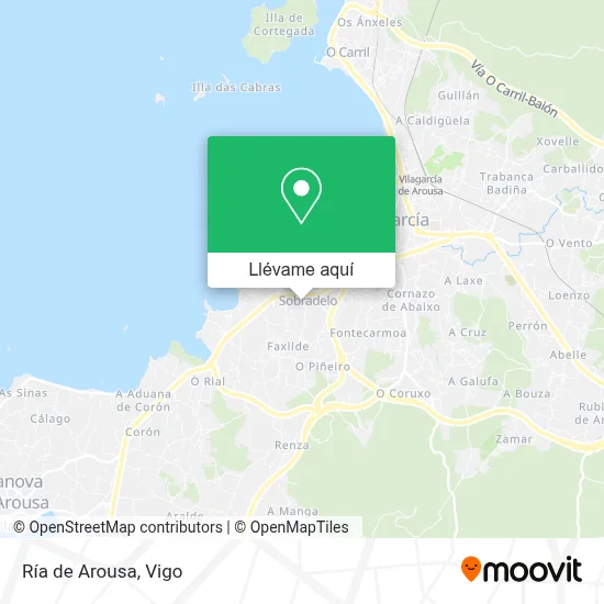 Mapa Ría de Arousa