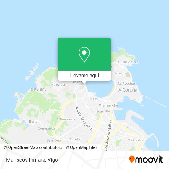 Mapa Mariscos Inmare