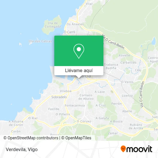 Mapa Verdevila