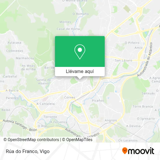 Mapa Rúa do Franco