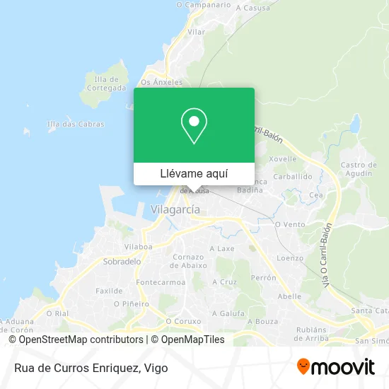Mapa Rua de Curros Enriquez
