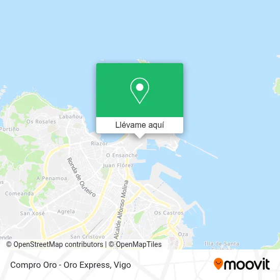 Mapa Compro Oro - Oro Express