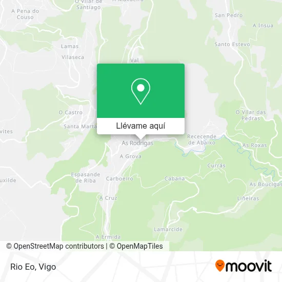 Mapa Rio Eo