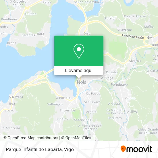 Mapa Parque Infantil de Labarta