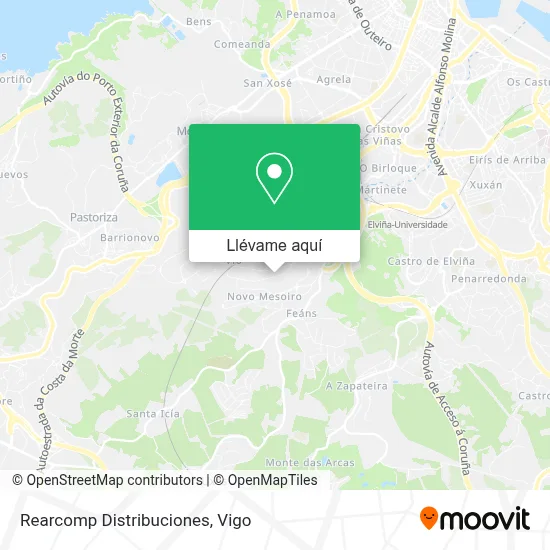 Mapa Rearcomp Distribuciones
