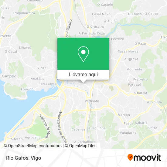 Mapa Rio Gafos