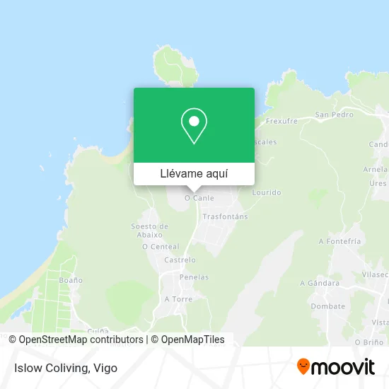 Mapa Islow Coliving