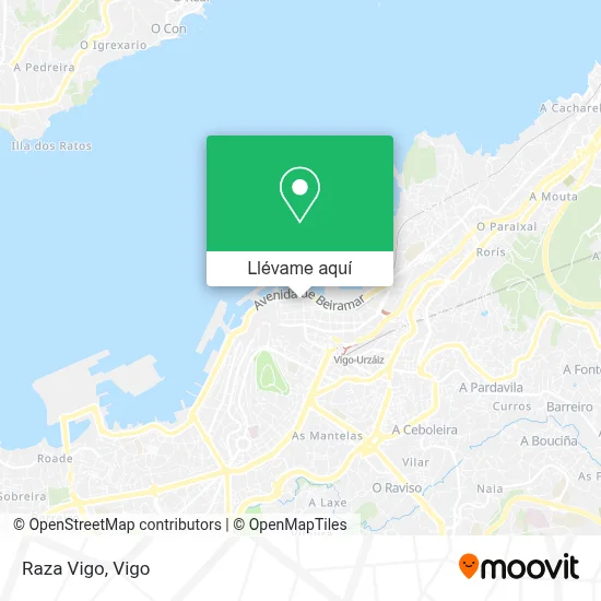 Mapa Raza Vigo