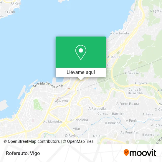 Mapa Roferauto