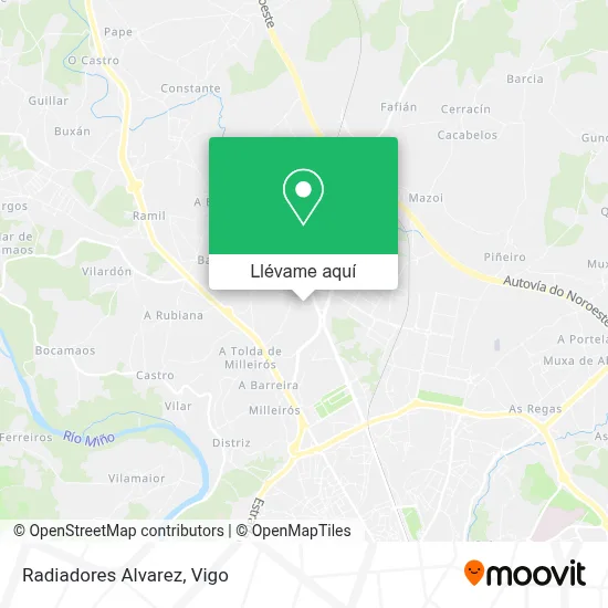 Mapa Radiadores Alvarez