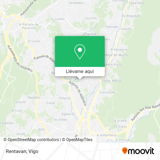 Mapa Rentavan