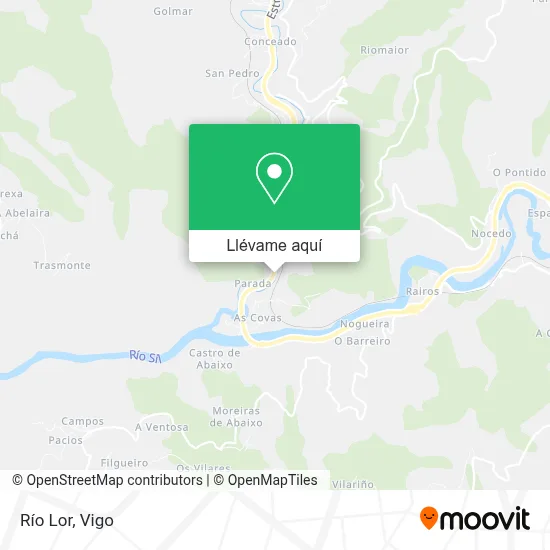 Mapa Río Lor