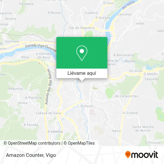 Mapa Amazon Counter