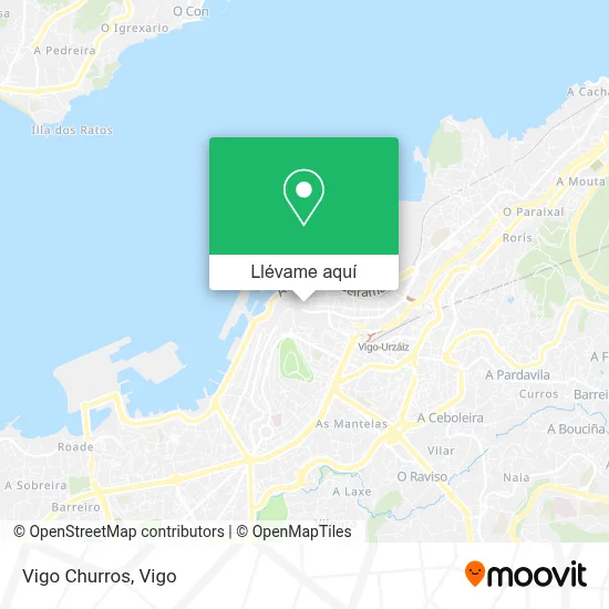 Mapa Vigo Churros