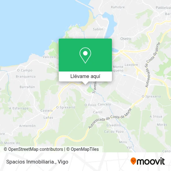 Mapa Spacios Inmobiliaria.