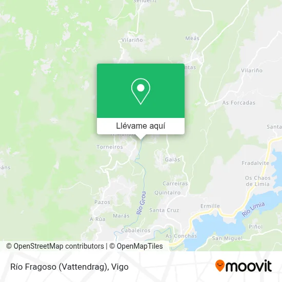 Mapa Río Fragoso (Vattendrag)